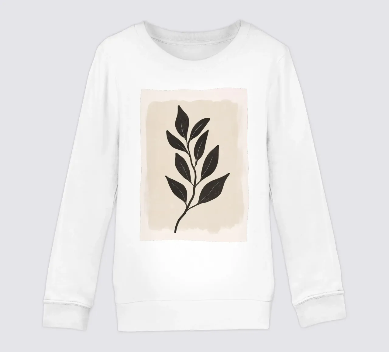 Minimal Botanical felpa bambino da ThingDesign