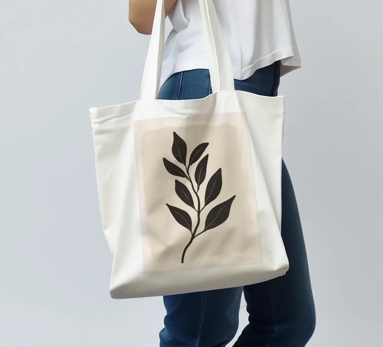 Minimal Botanical borsa in juta da ThingDesign