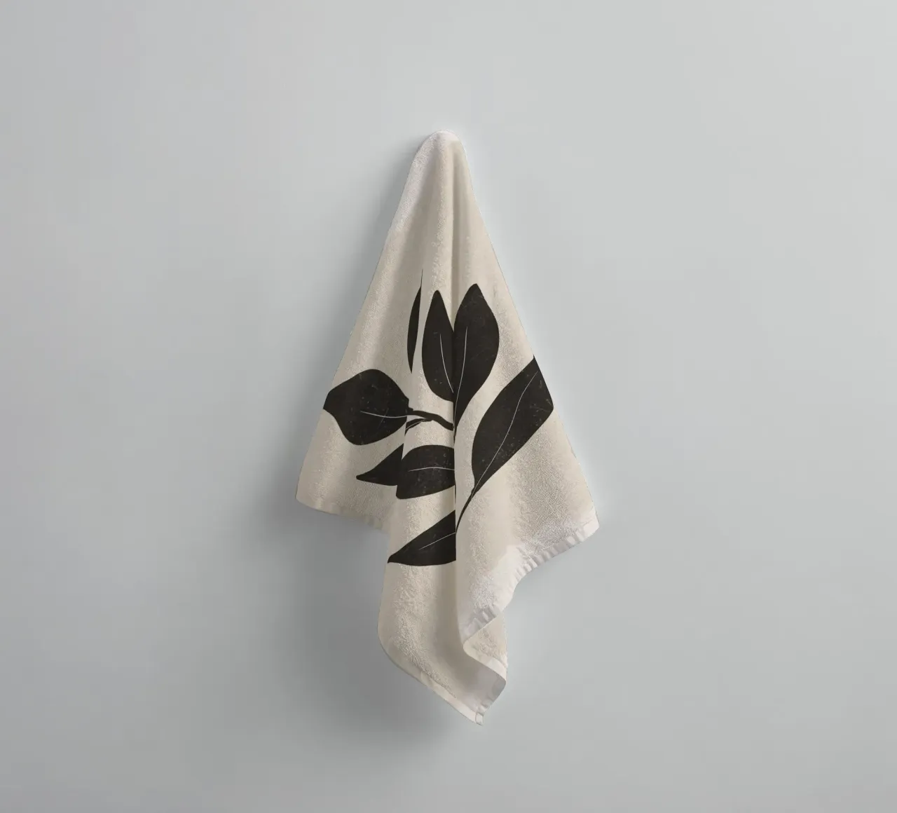 Minimal Botanical towel by ThingDesign