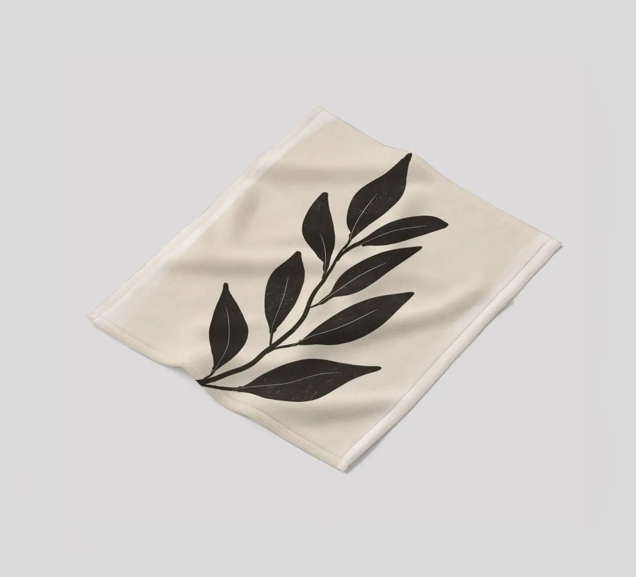 Minimal Botanical coperta in pile da ThingDesign