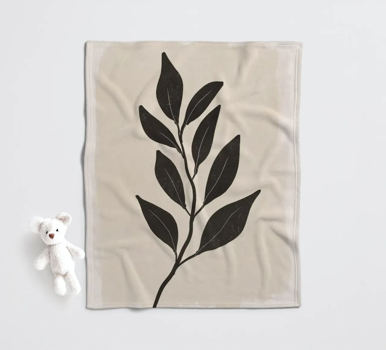 Minimal Botanical coperta in pile da ThingDesign
