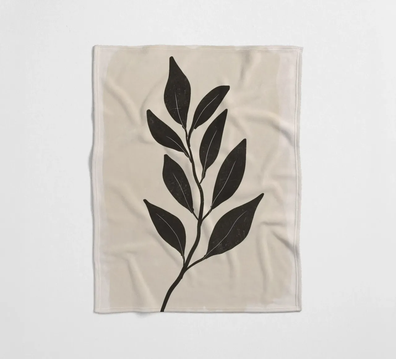Minimal Botanical coperta in pile da ThingDesign