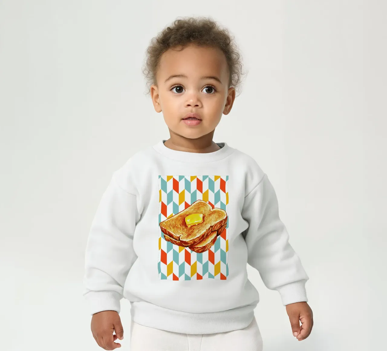 Buttered Toast felpa neonato da Kelly Gilleran