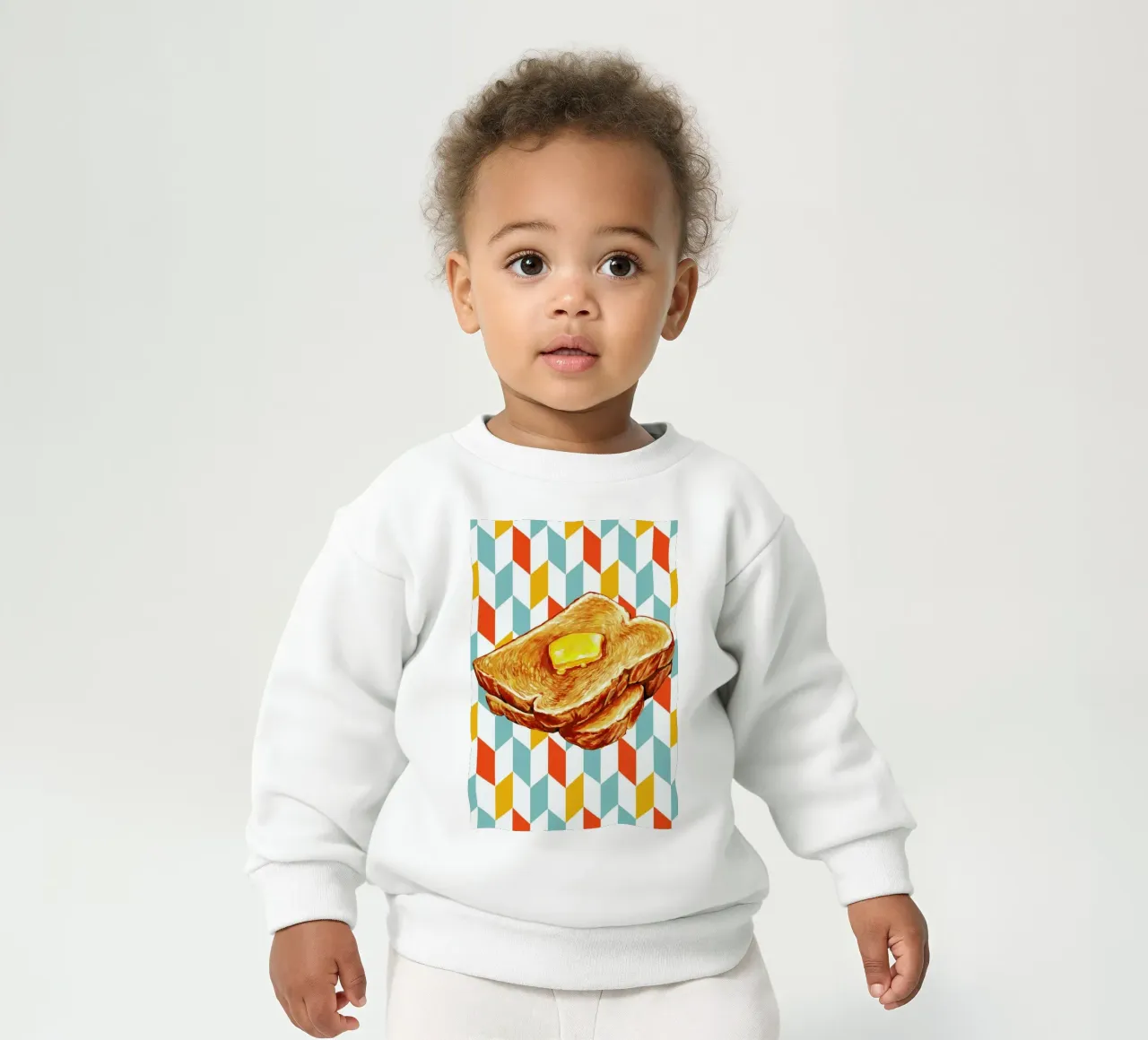 Buttered Toast sweat pour bébé de Kelly Gilleran