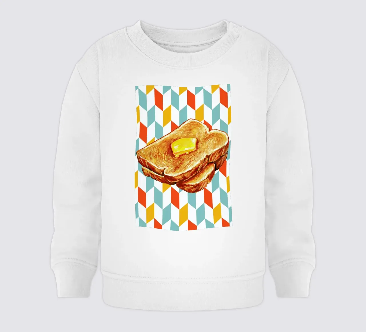 Buttered Toast felpa neonato da Kelly Gilleran