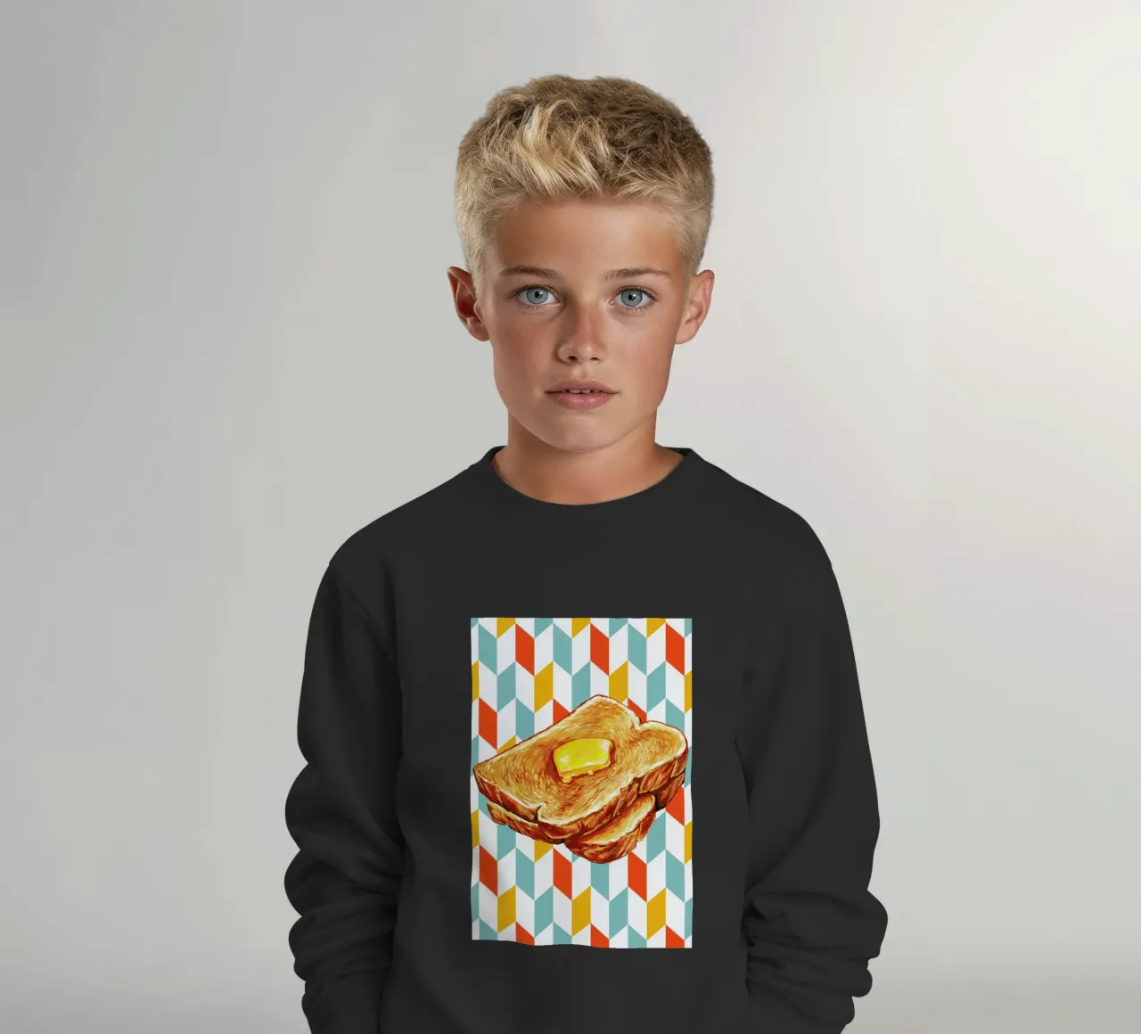 Buttered Toast felpa bambino da Kelly Gilleran