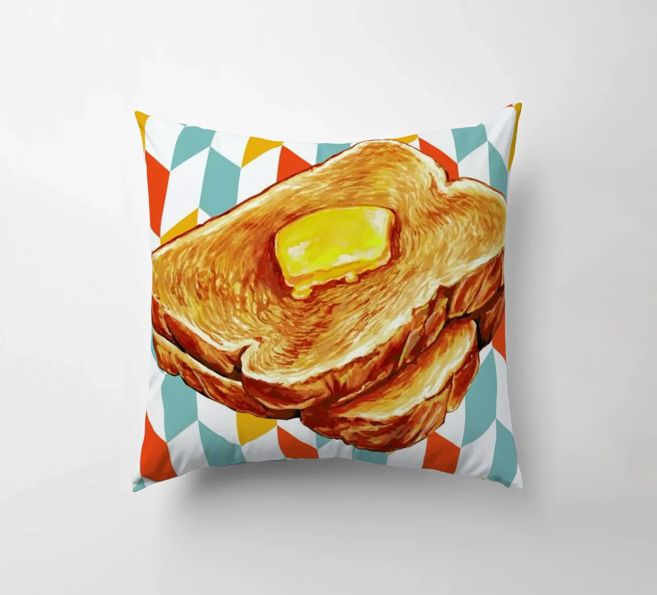 Buttered Toast cuscino da Kelly Gilleran