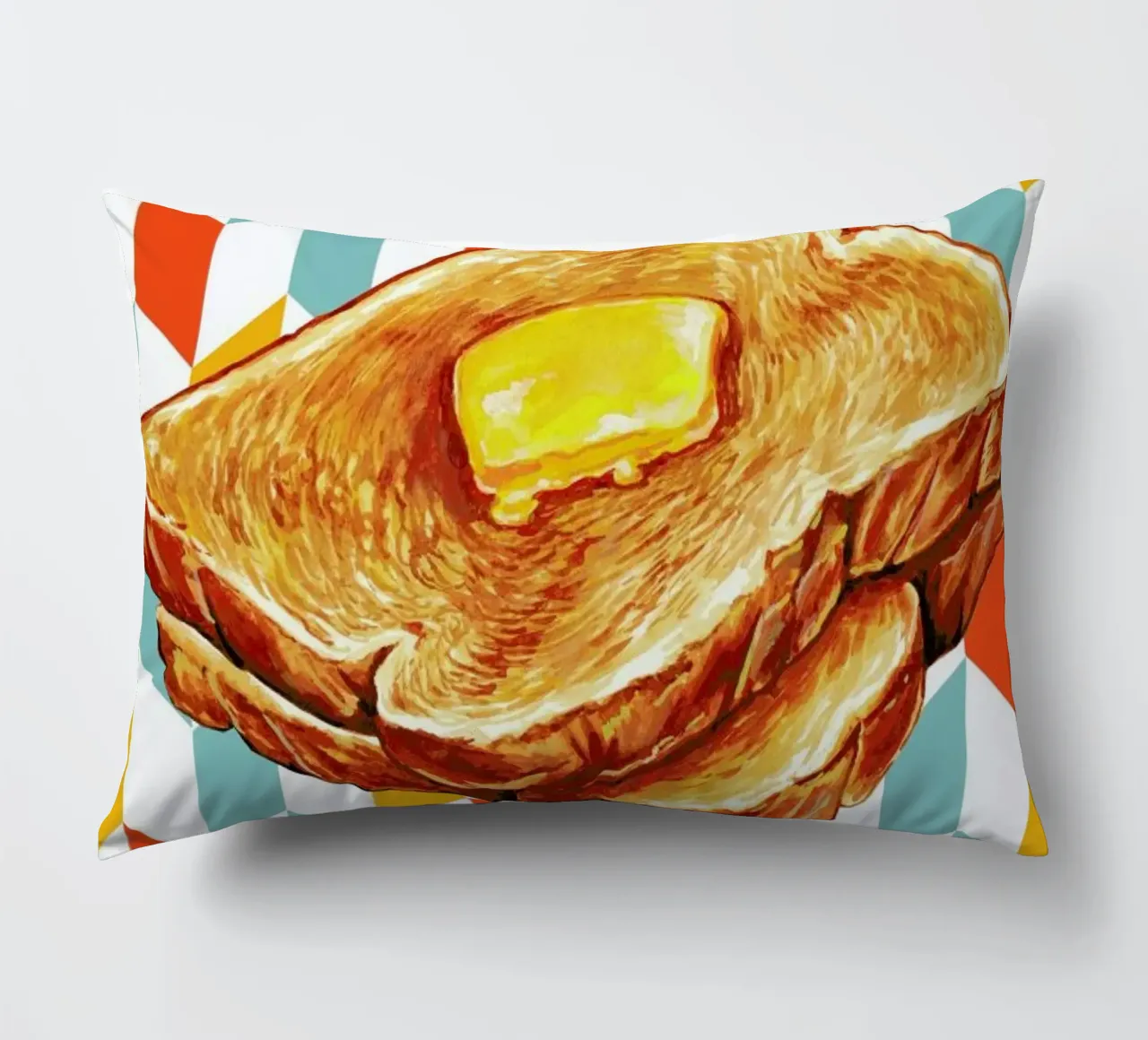 Buttered Toast decorative cushion by Kelly Gilleran