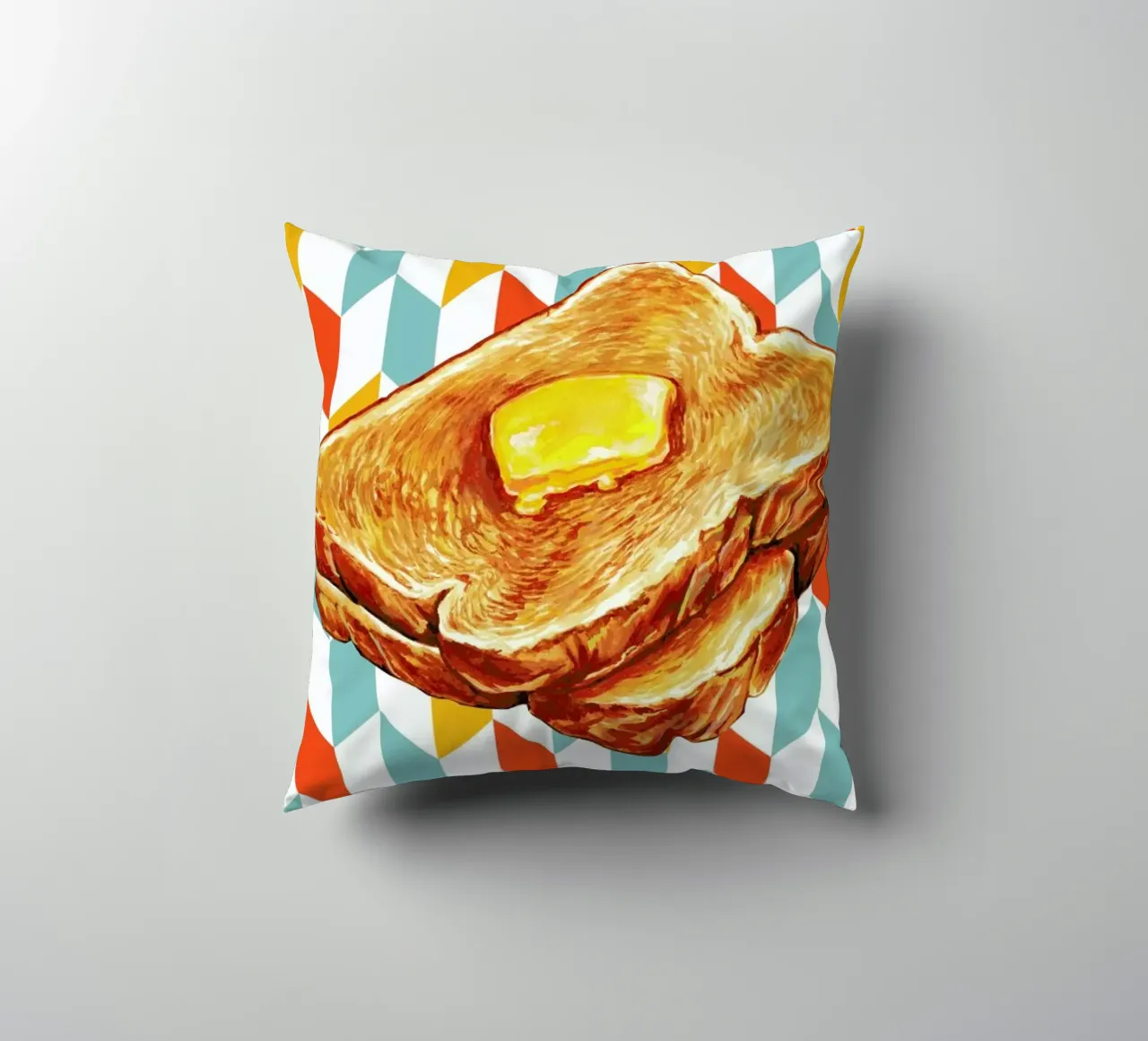 Buttered Toast cuscino da Kelly Gilleran