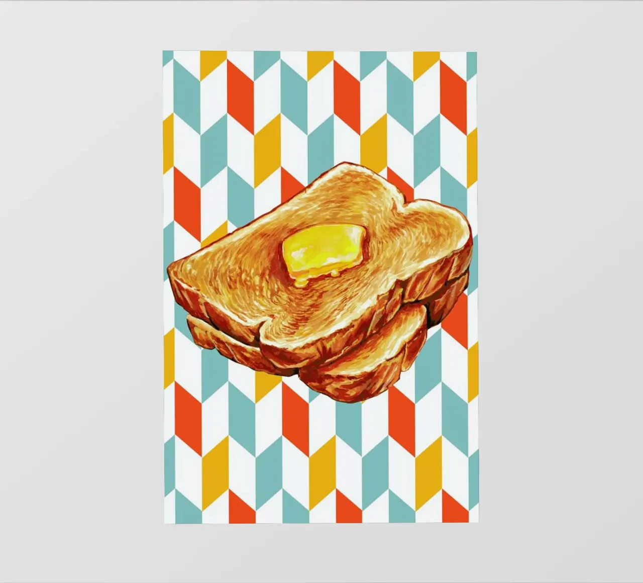 Buttered Toast telo in pvc da Kelly Gilleran