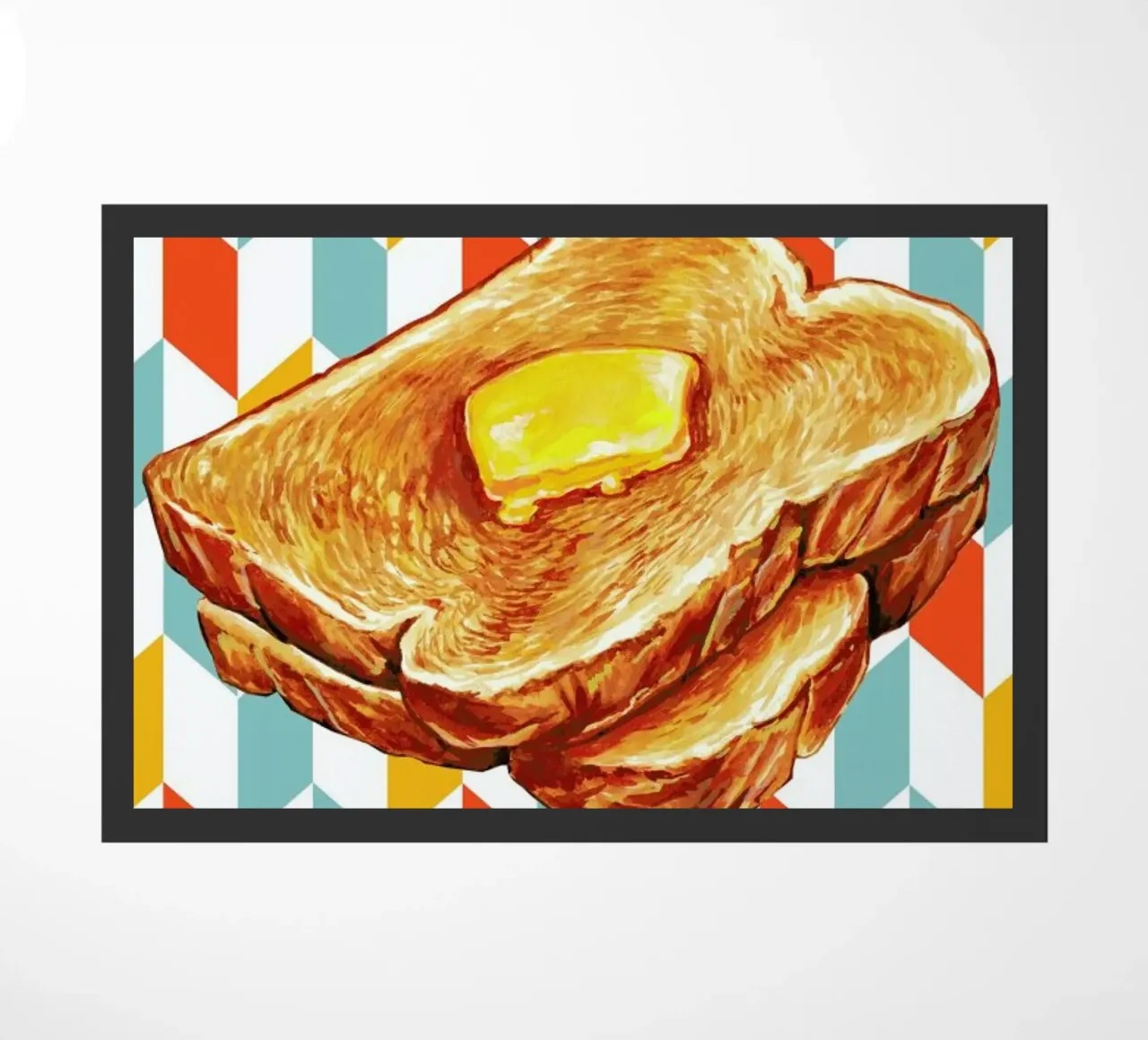 Buttered Toast Fußmatte von Kelly Gilleran