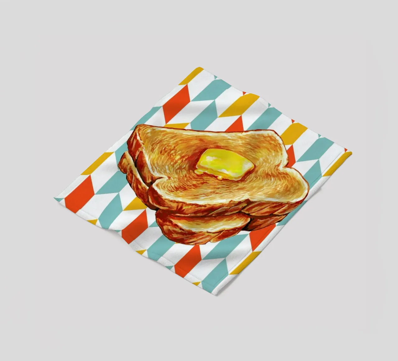Buttered Toast manta de franela de Kelly Gilleran