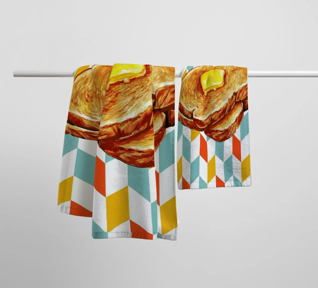 Buttered Toast asciugamano da bagno da Kelly Gilleran