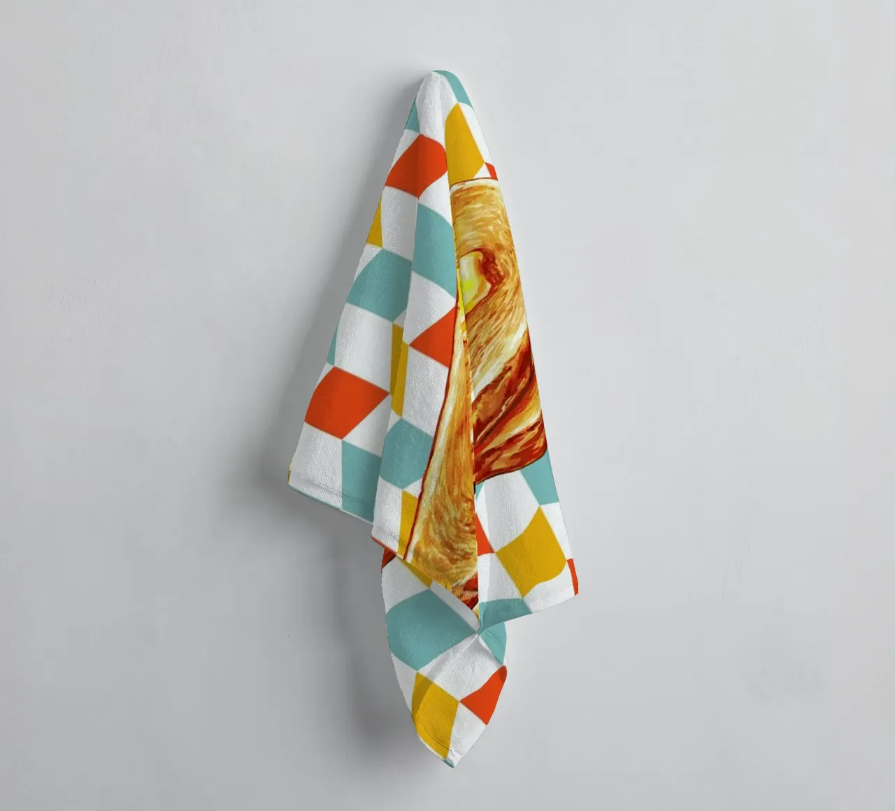 Buttered Toast asciugamano da bagno da Kelly Gilleran