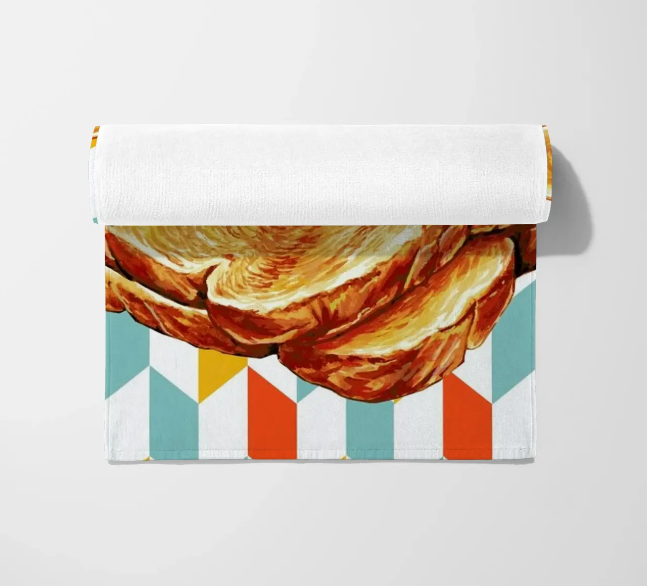 Buttered Toast beach towel by Kelly Gilleran