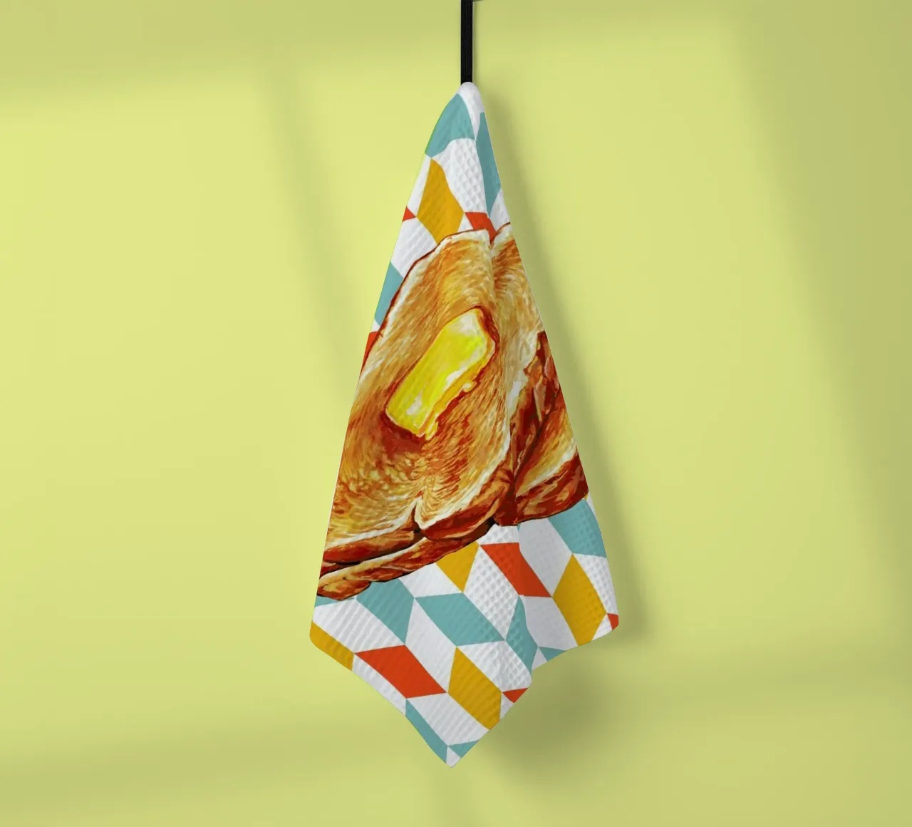 Buttered Toast paño de cocina de Kelly Gilleran