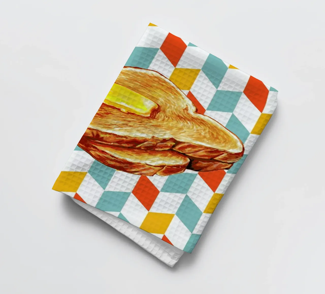 Buttered Toast paño de cocina de Kelly Gilleran