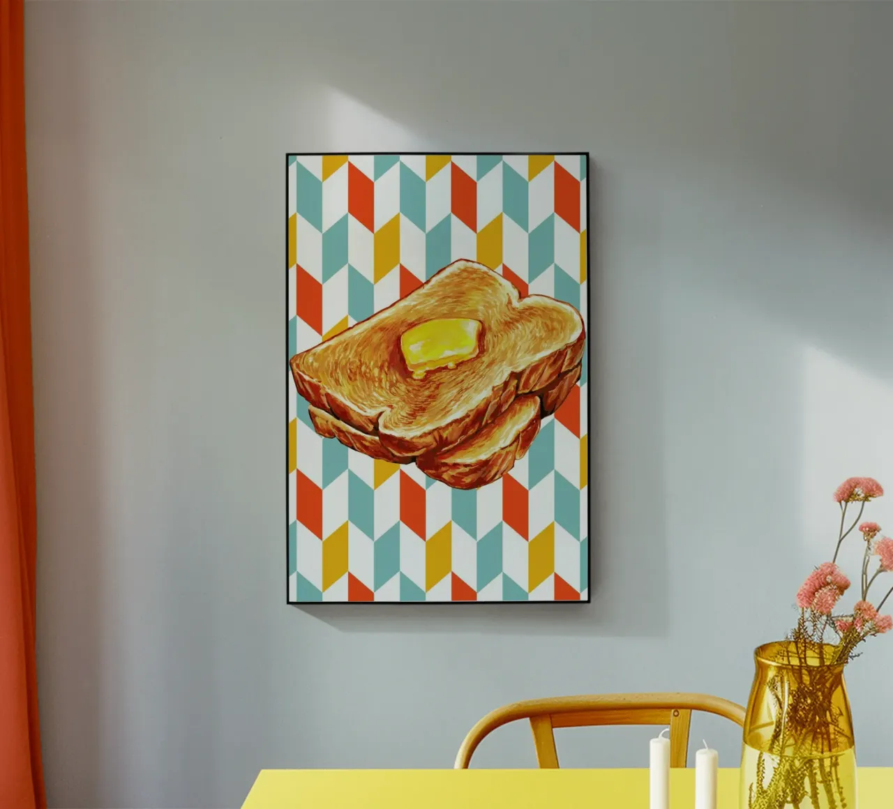 Buttered Toast plexiglass da Kelly Gilleran