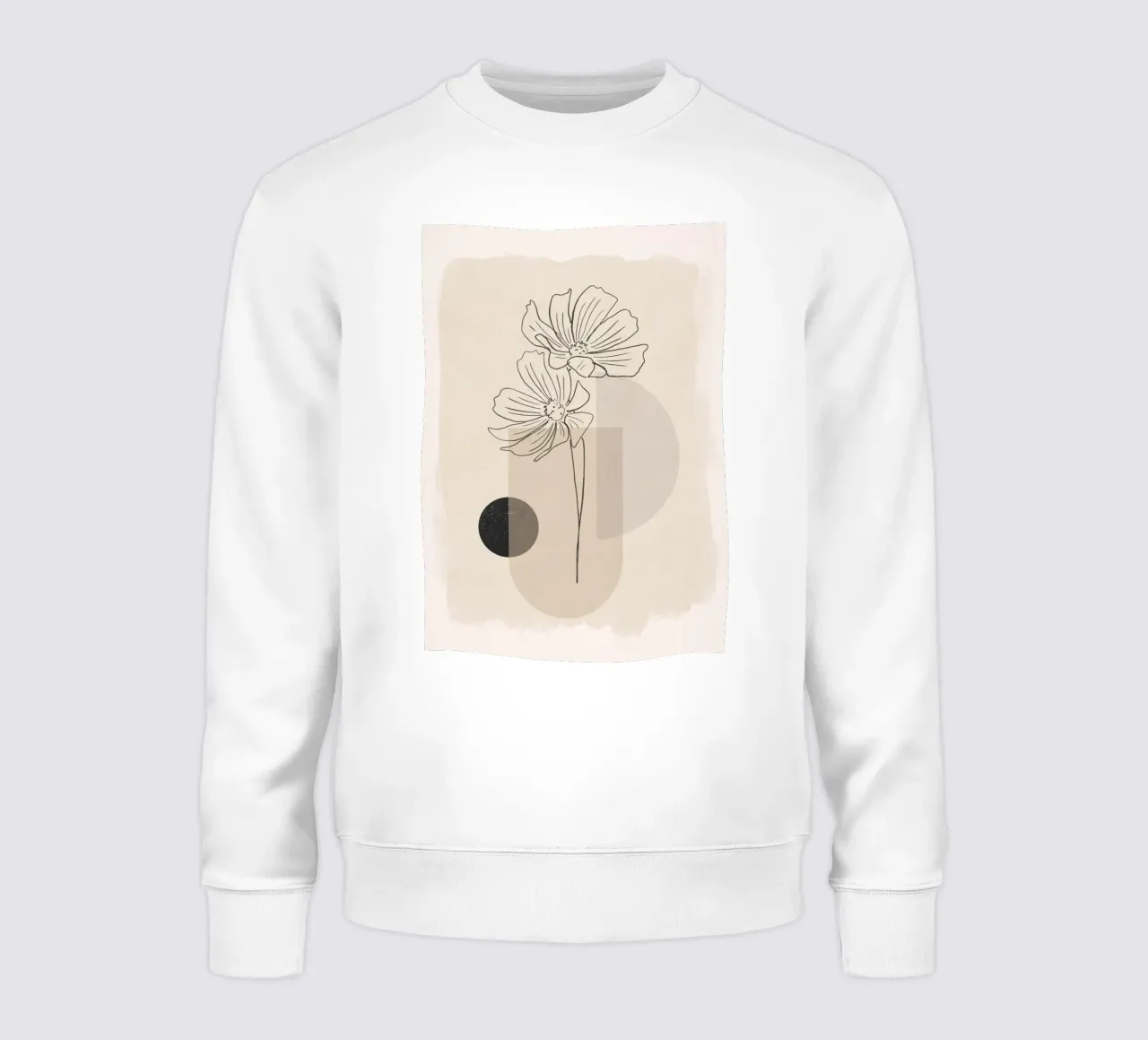 Fiori minimalisti felpa da ThingDesign
