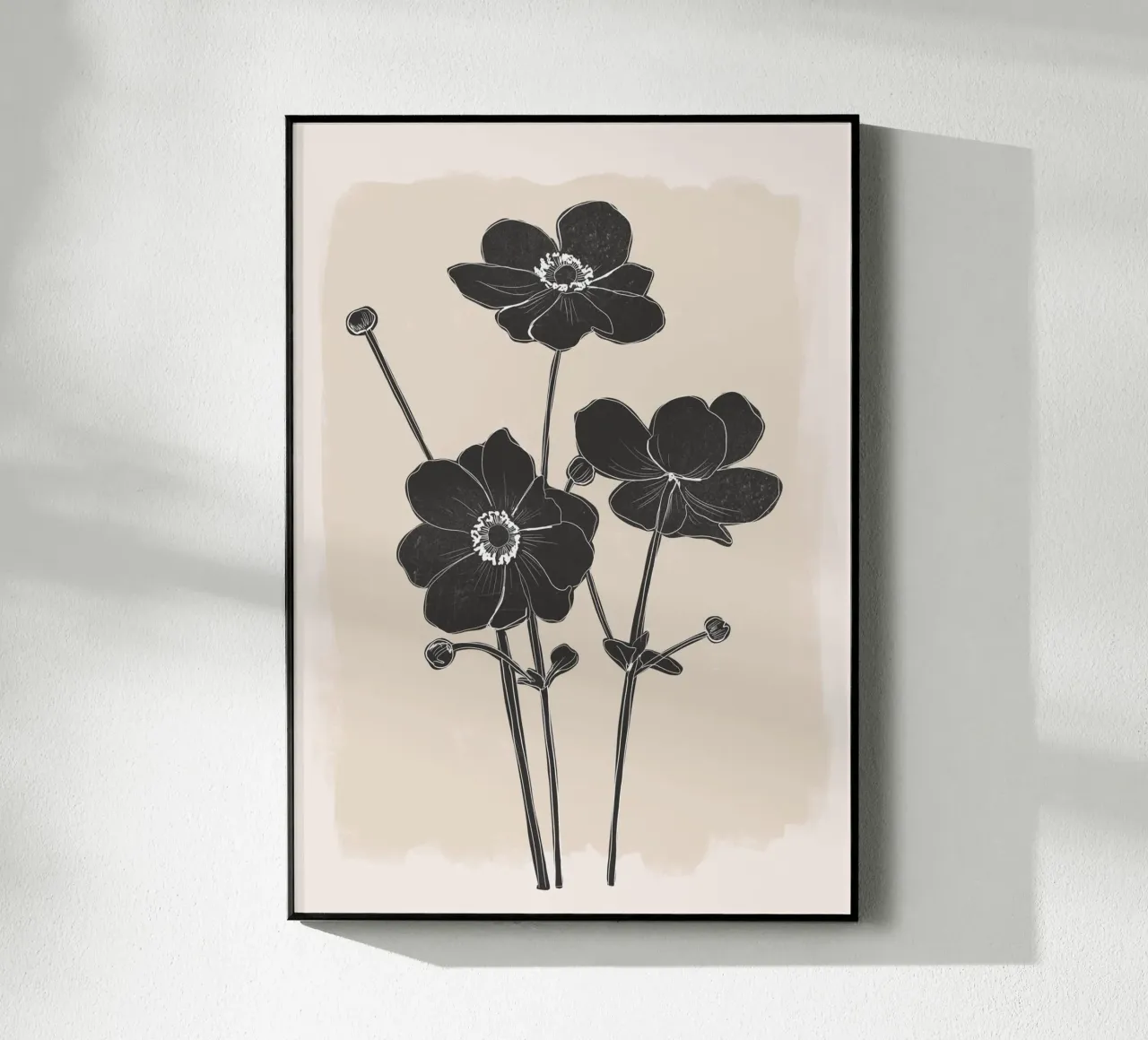 Fiori in bianco e nero plexiglass da ThingDesign
