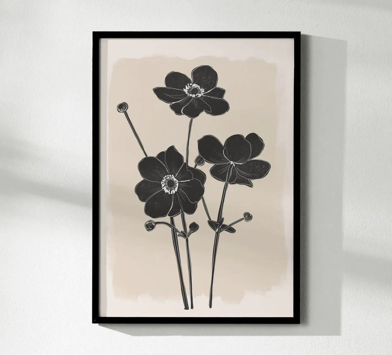 Fiori in bianco e nero carta hahnemühle da ThingDesign