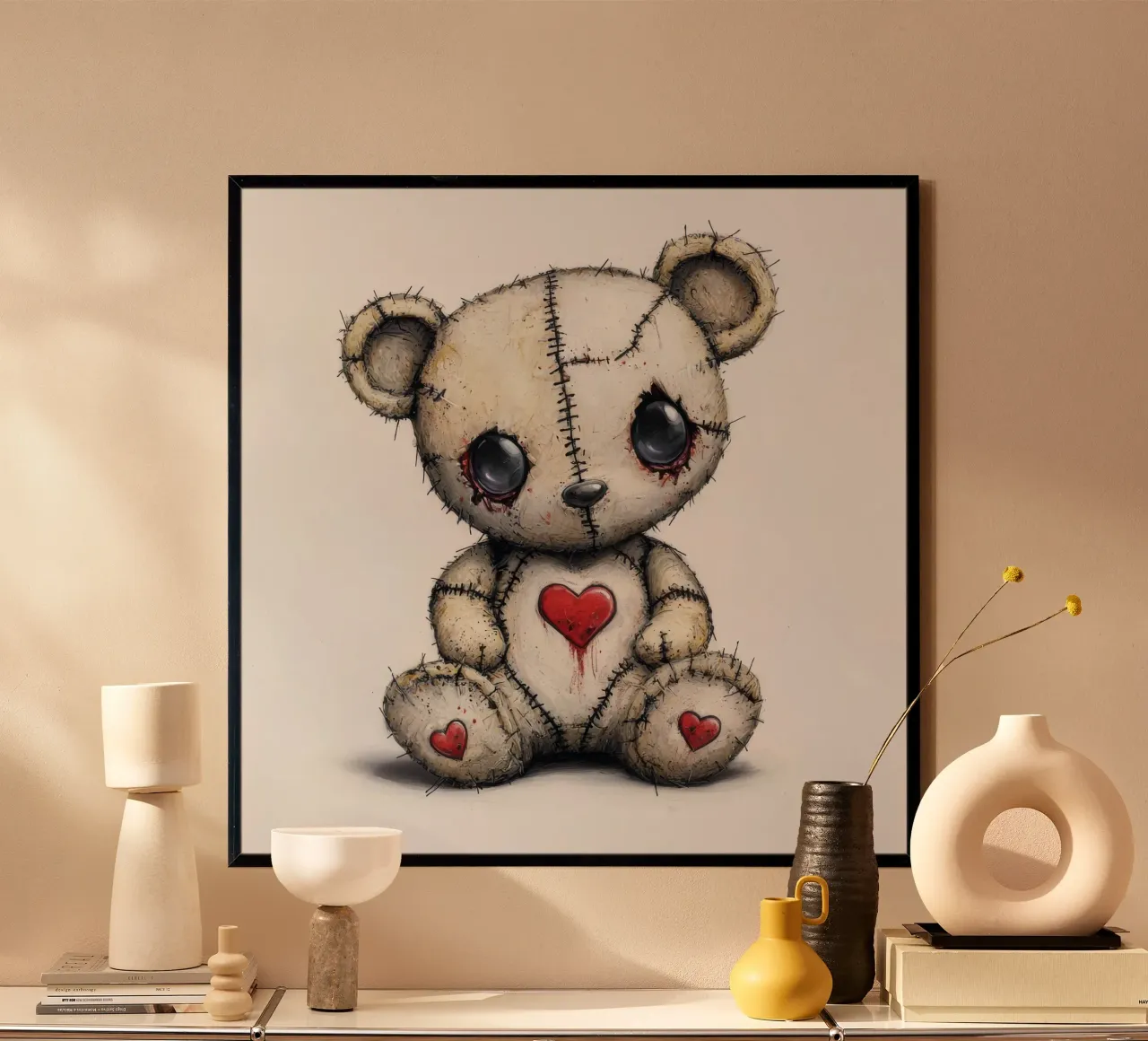 Orsetto Patchwork Cartoon poster da Happy Littles