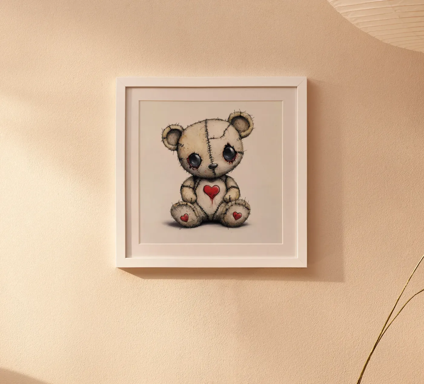 Patchwork Cartoon Baby Bear poster da Happy Littles