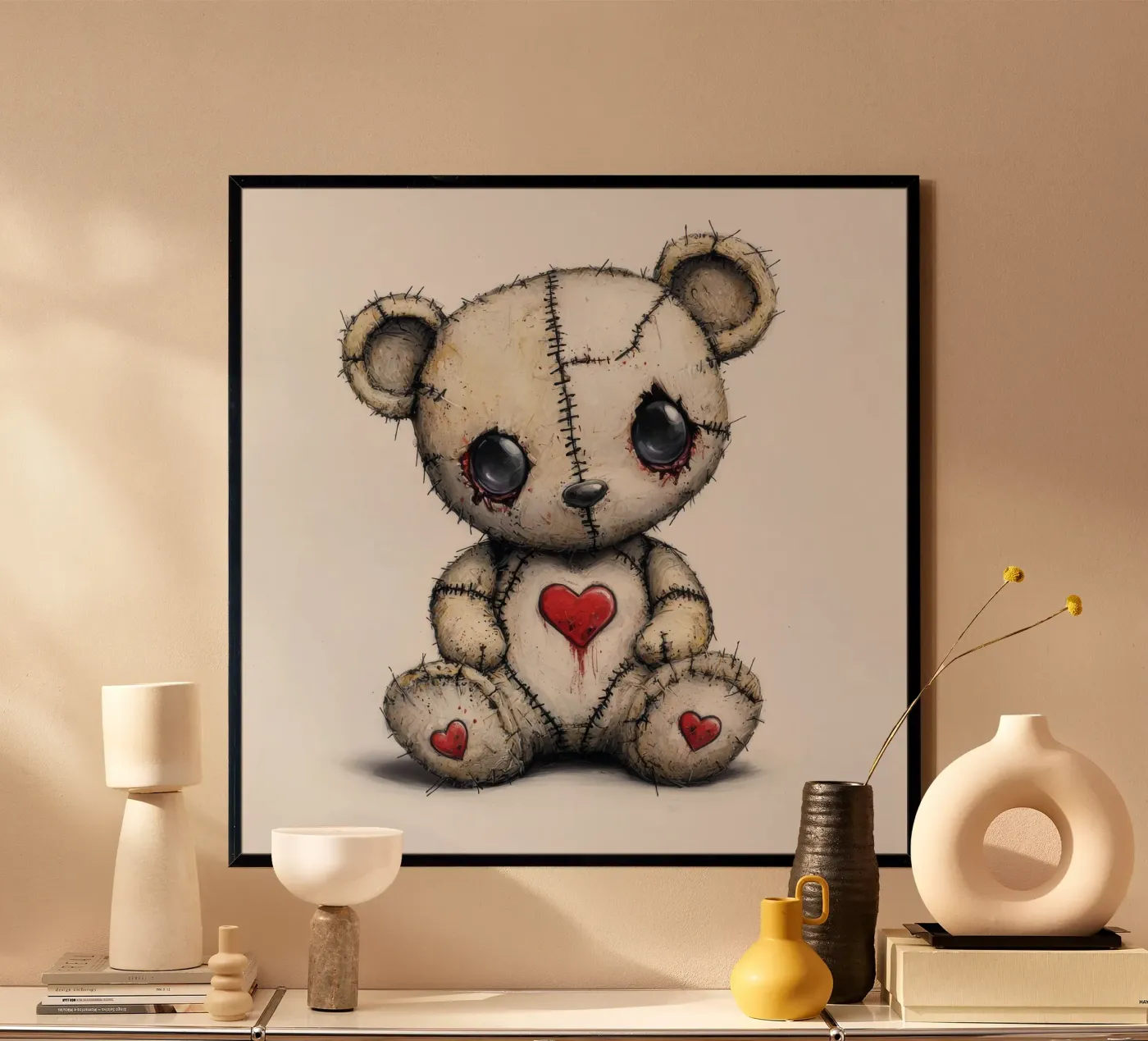 Orsetto Patchwork Cartoon poster da Happy Littles