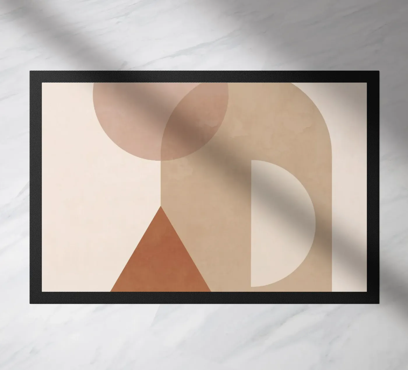 Terracotta Geometry doormat by ThingDesign
