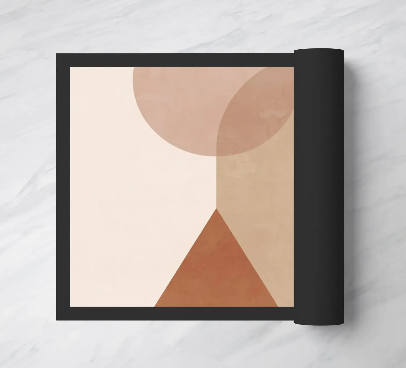 Terracotta Geometry doormat by ThingDesign