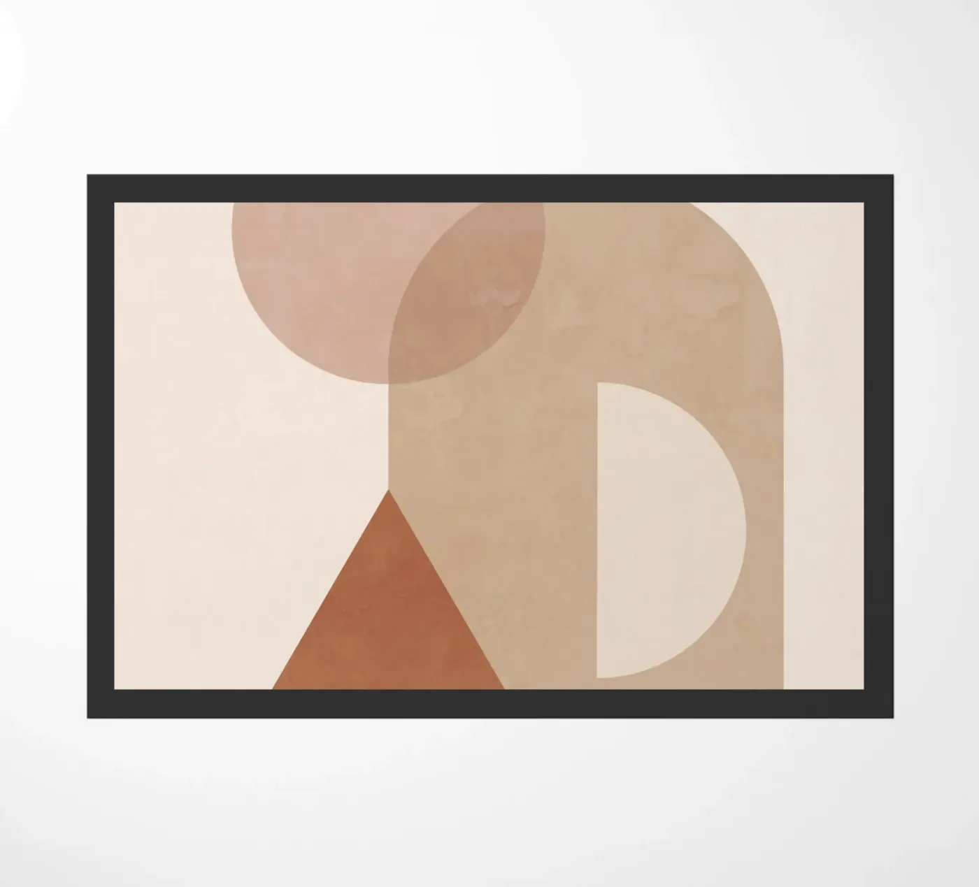 Terracotta Geometry doormat by ThingDesign