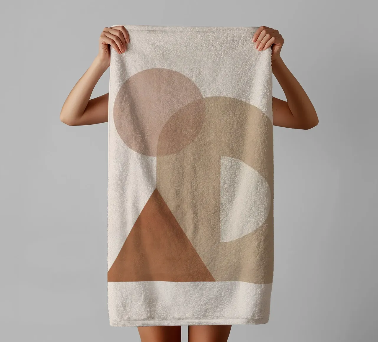 Terracotta Geometry asciugamano da bagno da ThingDesign