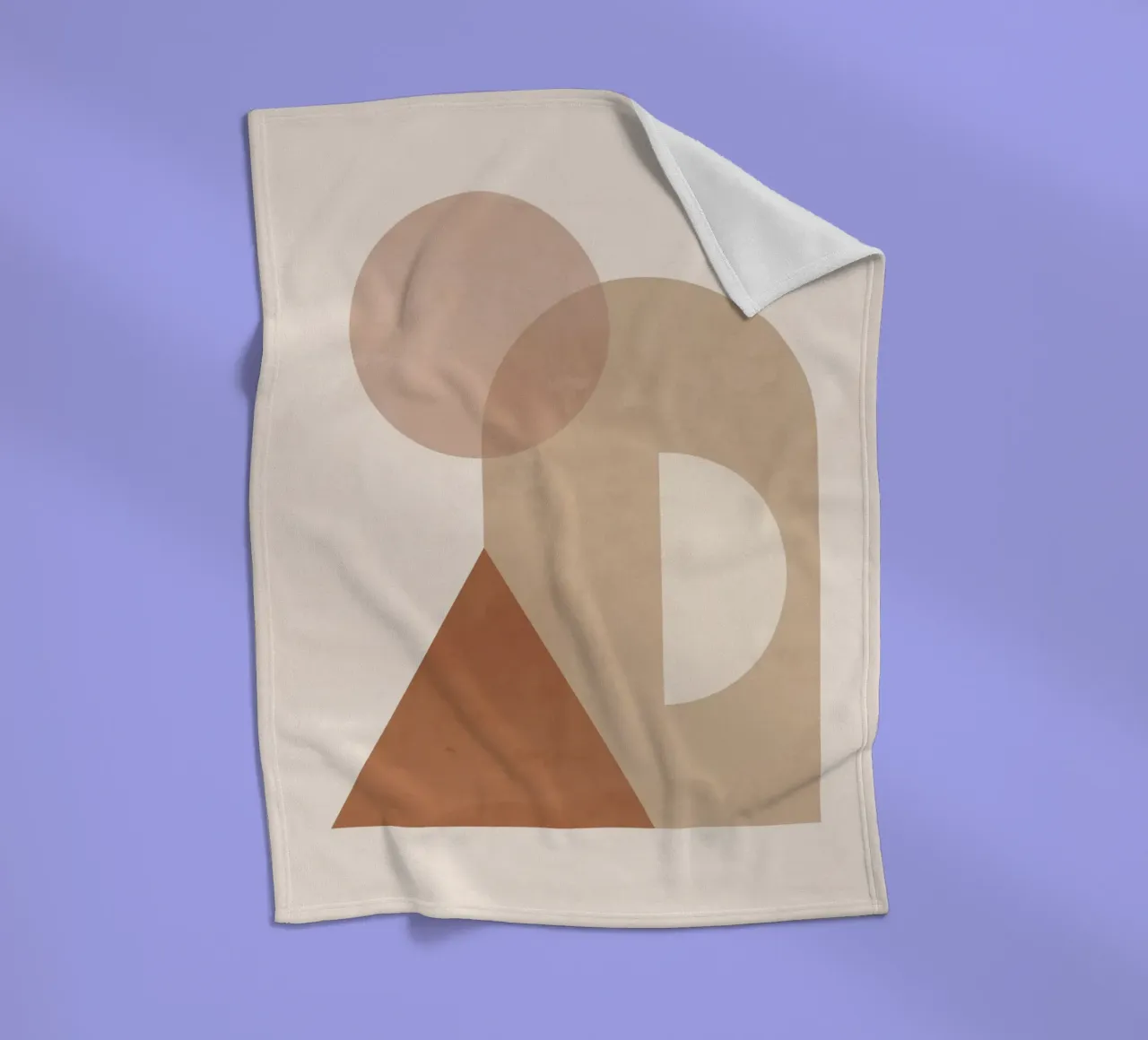 Terracotta Geometry coperta in pile da ThingDesign