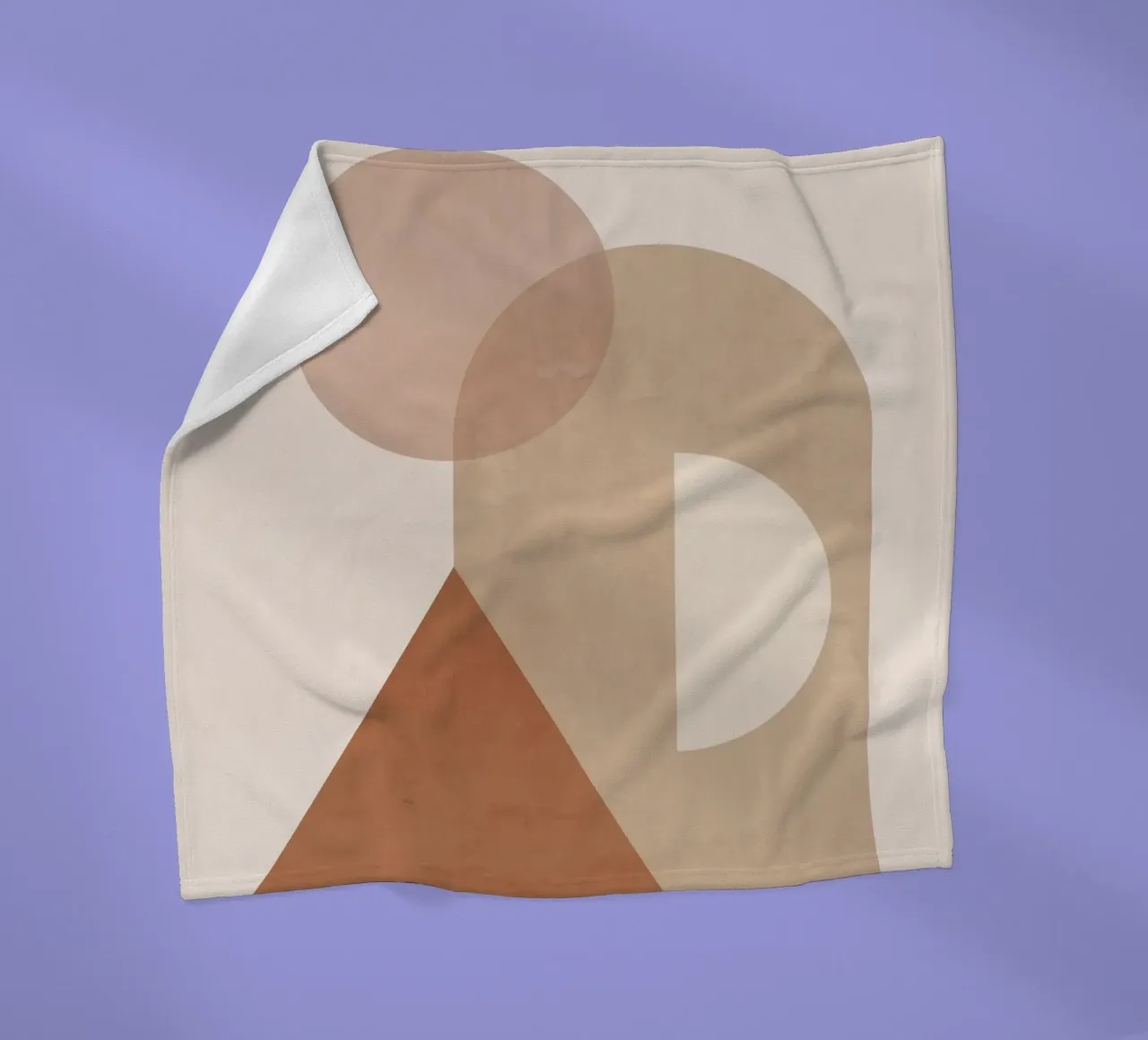 Terracotta Geometry coperta in pile da ThingDesign