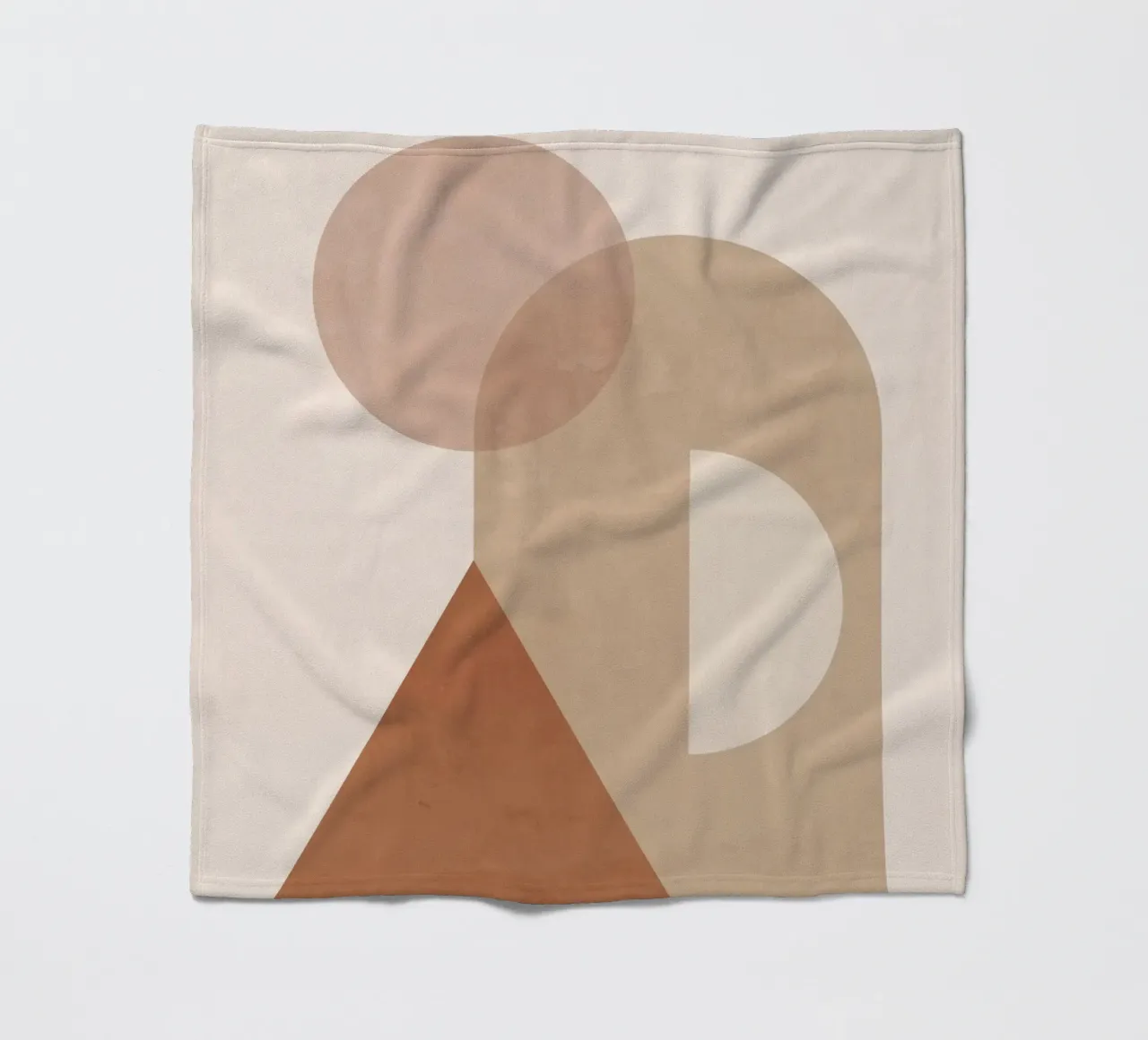 Terracotta Geometry coperta in pile da ThingDesign