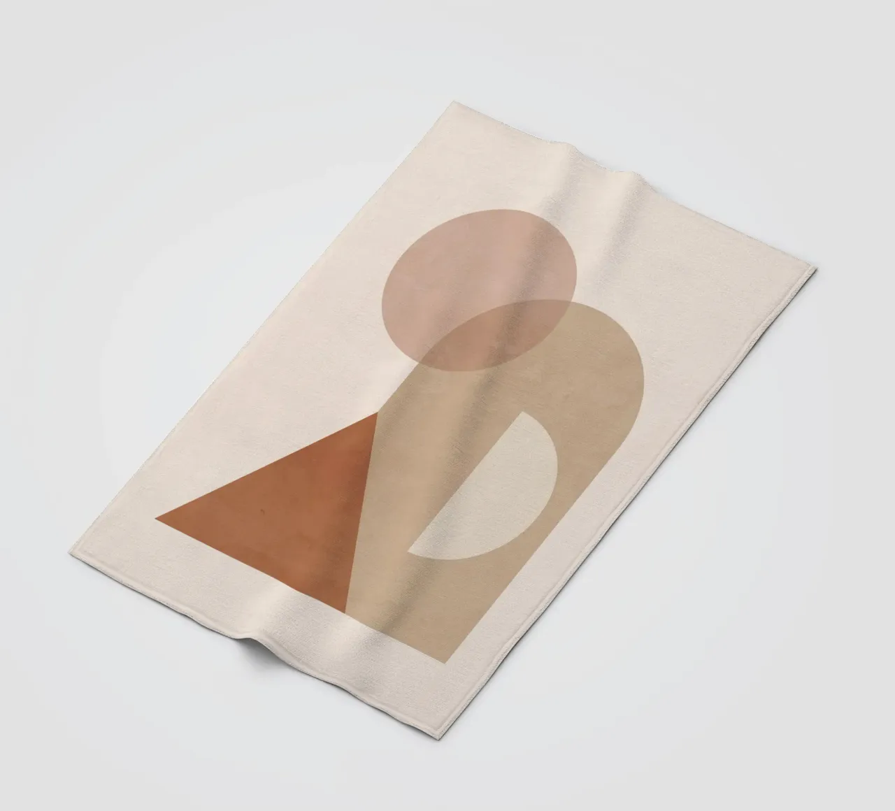 Terracotta Geometry coperta in pile da ThingDesign