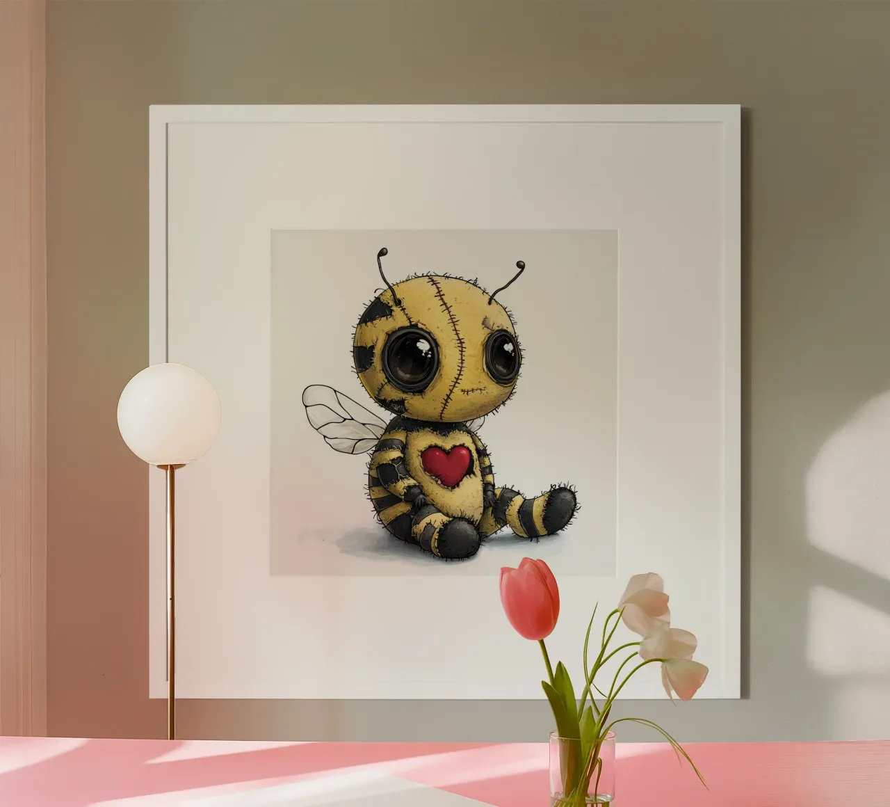 Patchwork Dibujos animados Bebé Abeja hahnemühle de Happy Littles