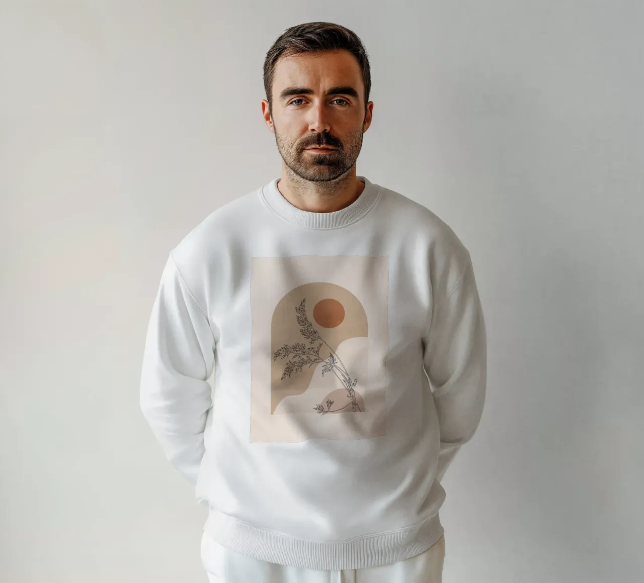 Botanische boog sweatshirt van ThingDesign