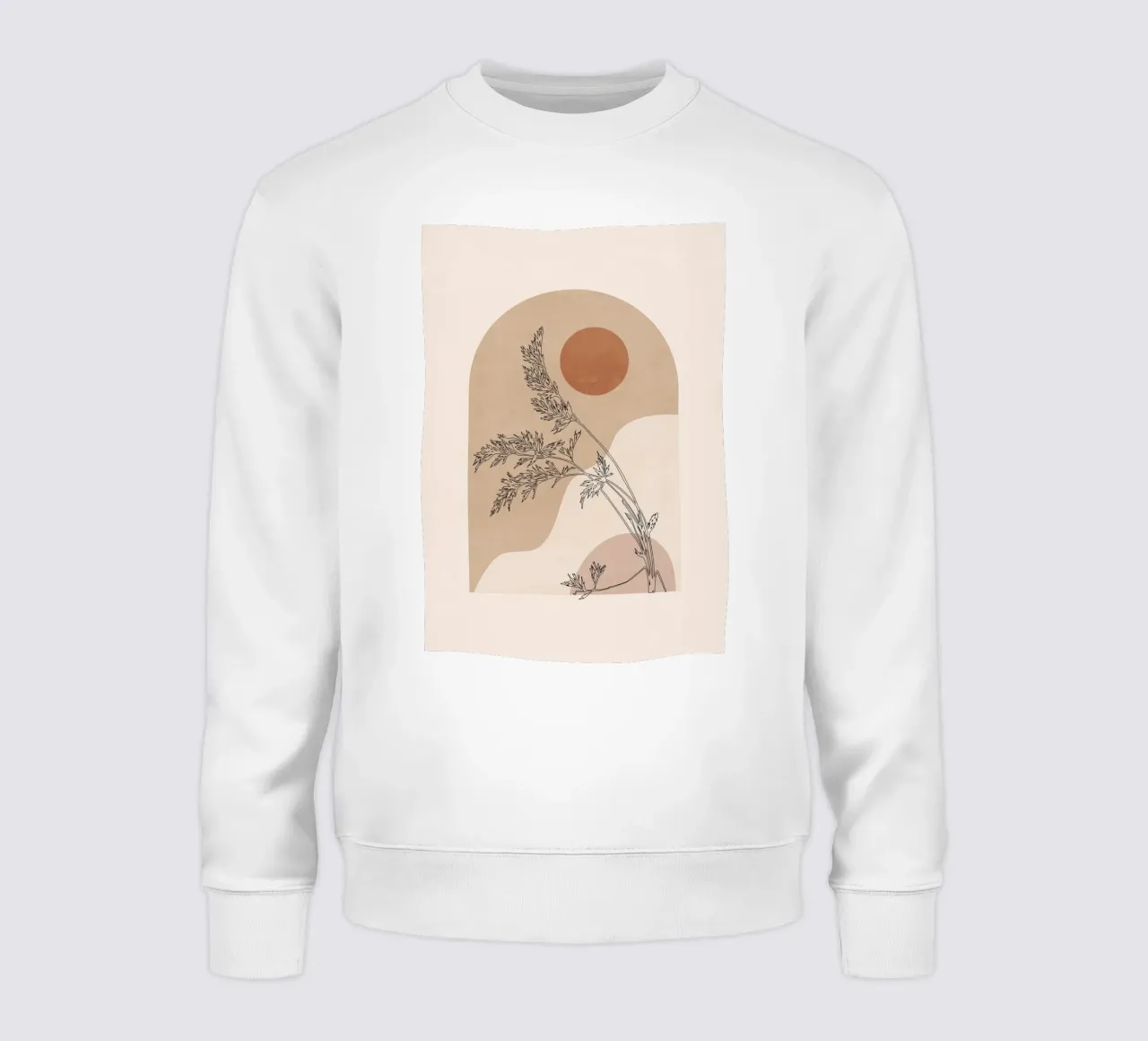 Botanische boog sweatshirt van ThingDesign