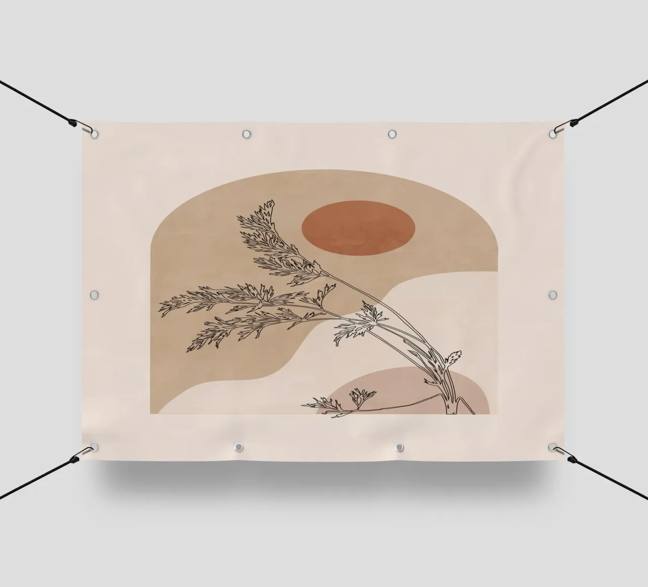 Arco botanico telo in pvc da ThingDesign
