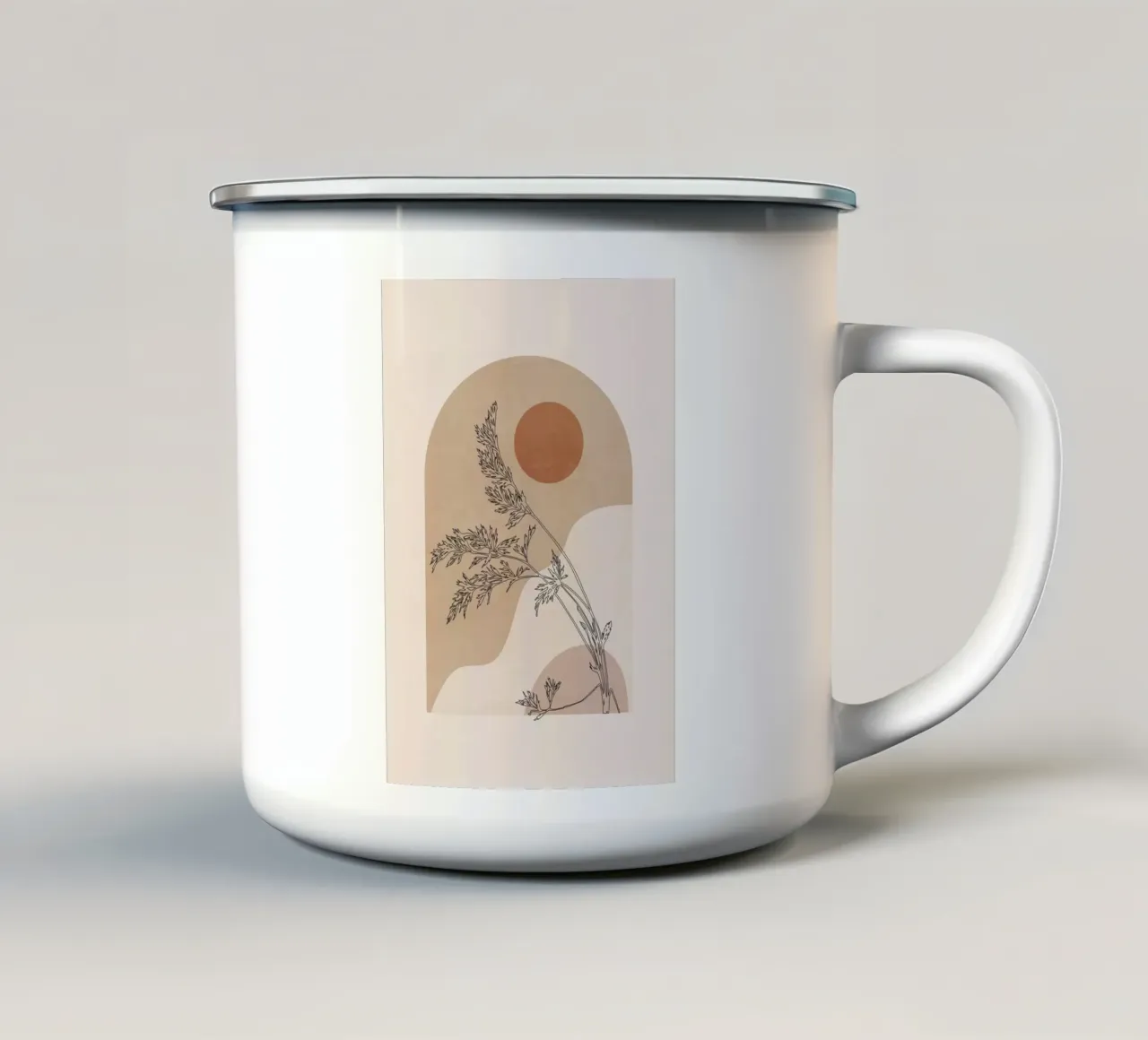 Arco botanico tazza in smalto da ThingDesign
