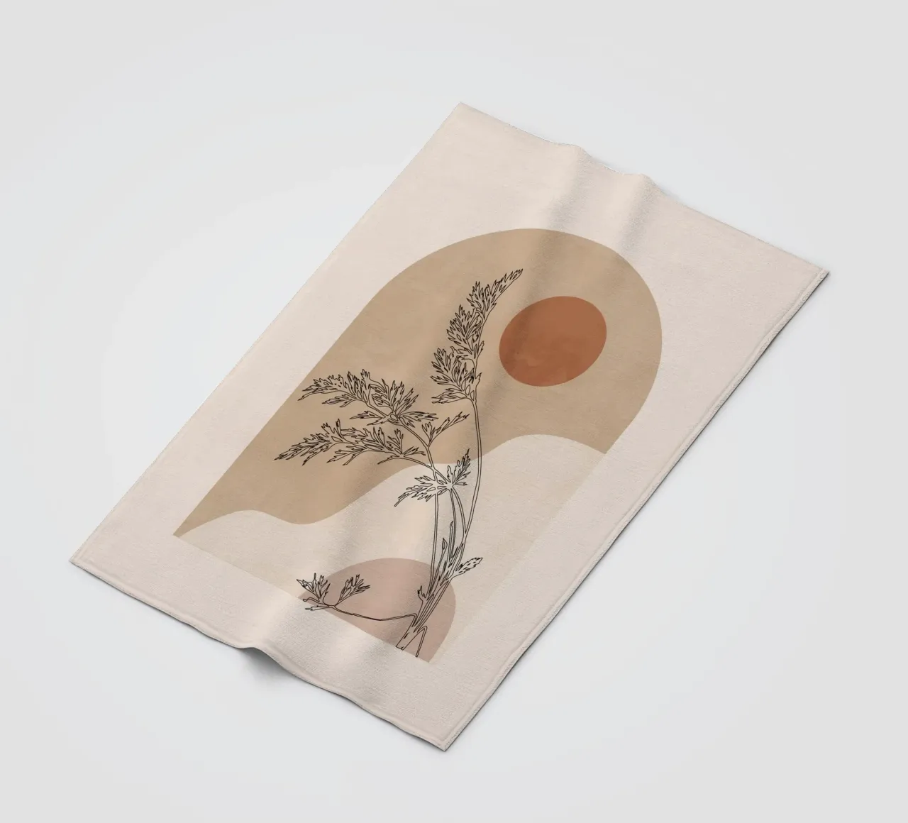 Arco botanico coperta in pile da ThingDesign