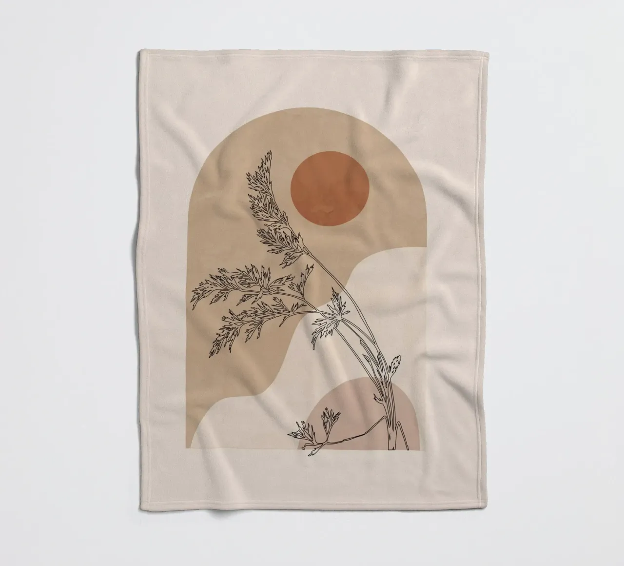 Arco botanico coperta in pile da ThingDesign