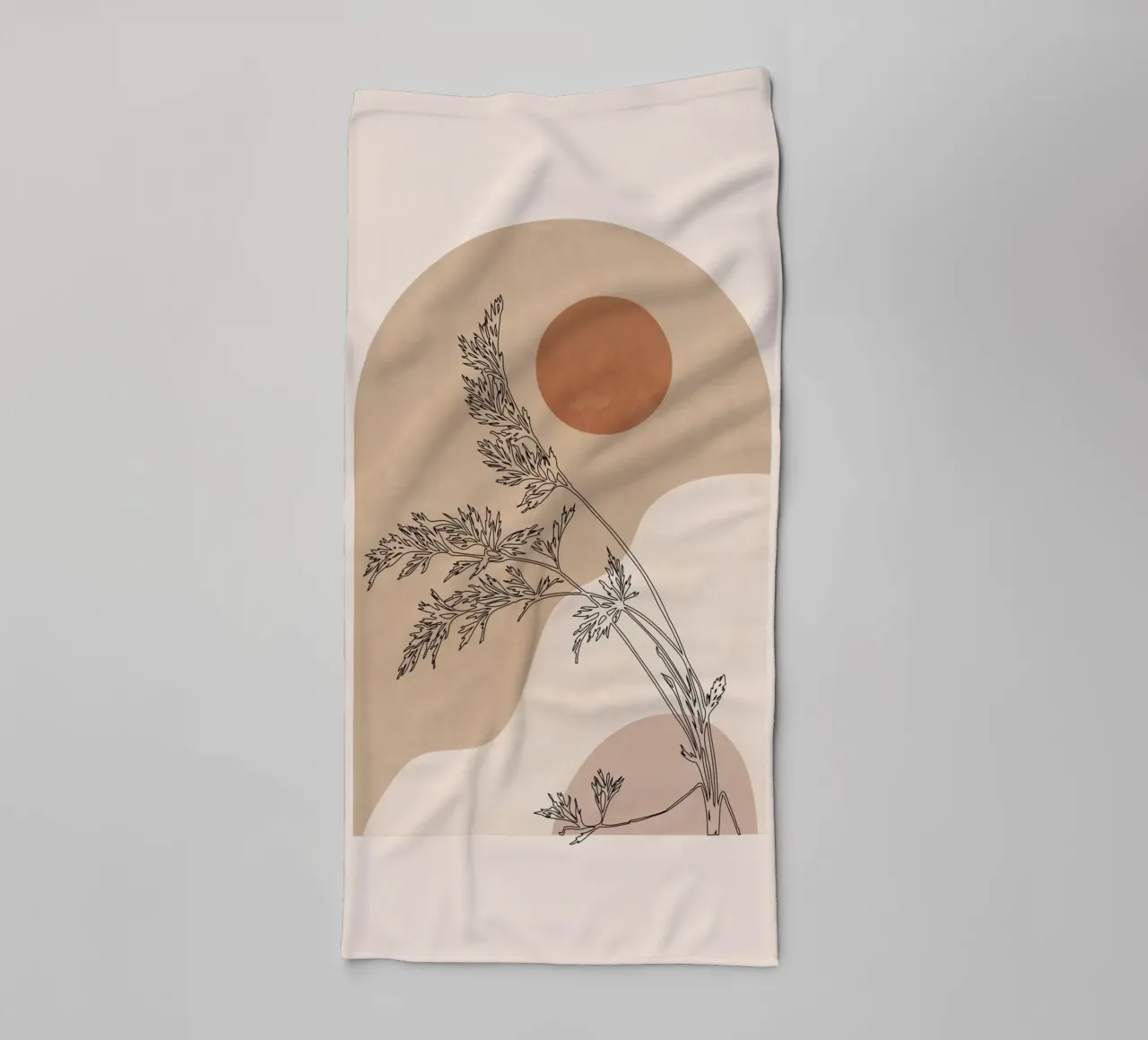 Arco botanico asciugamano da bagno da ThingDesign