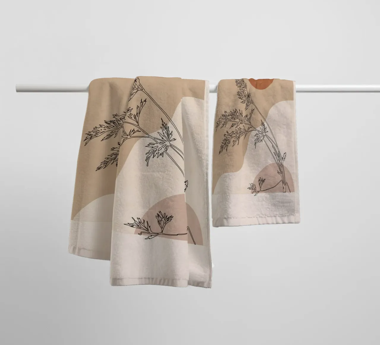 Arco botanico asciugamano da bagno da ThingDesign