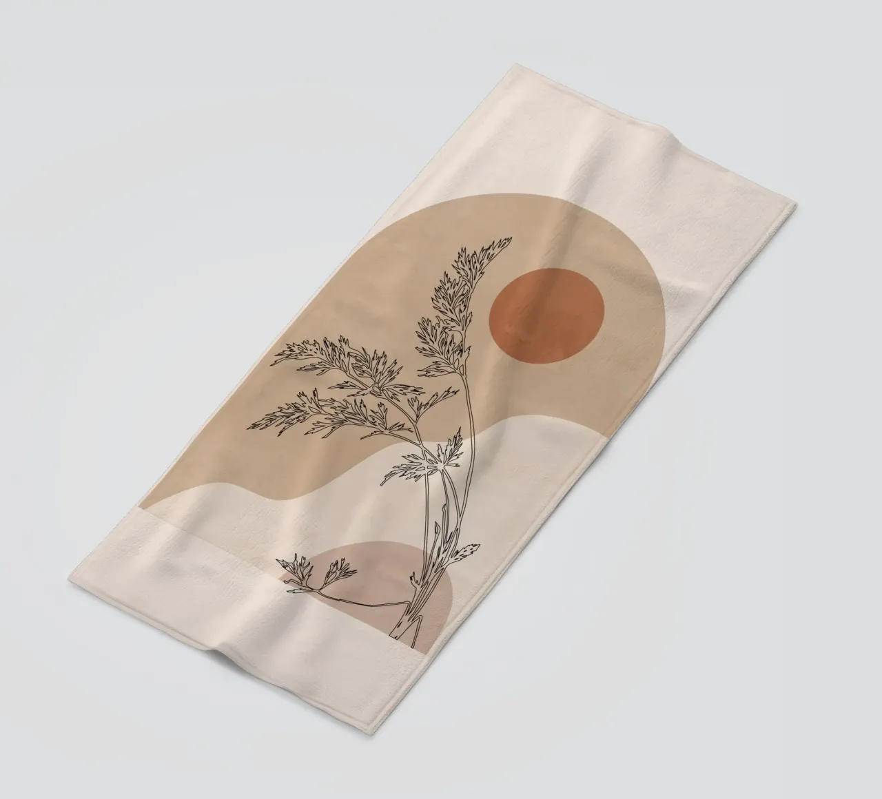 Arco botanico telo mare da ThingDesign