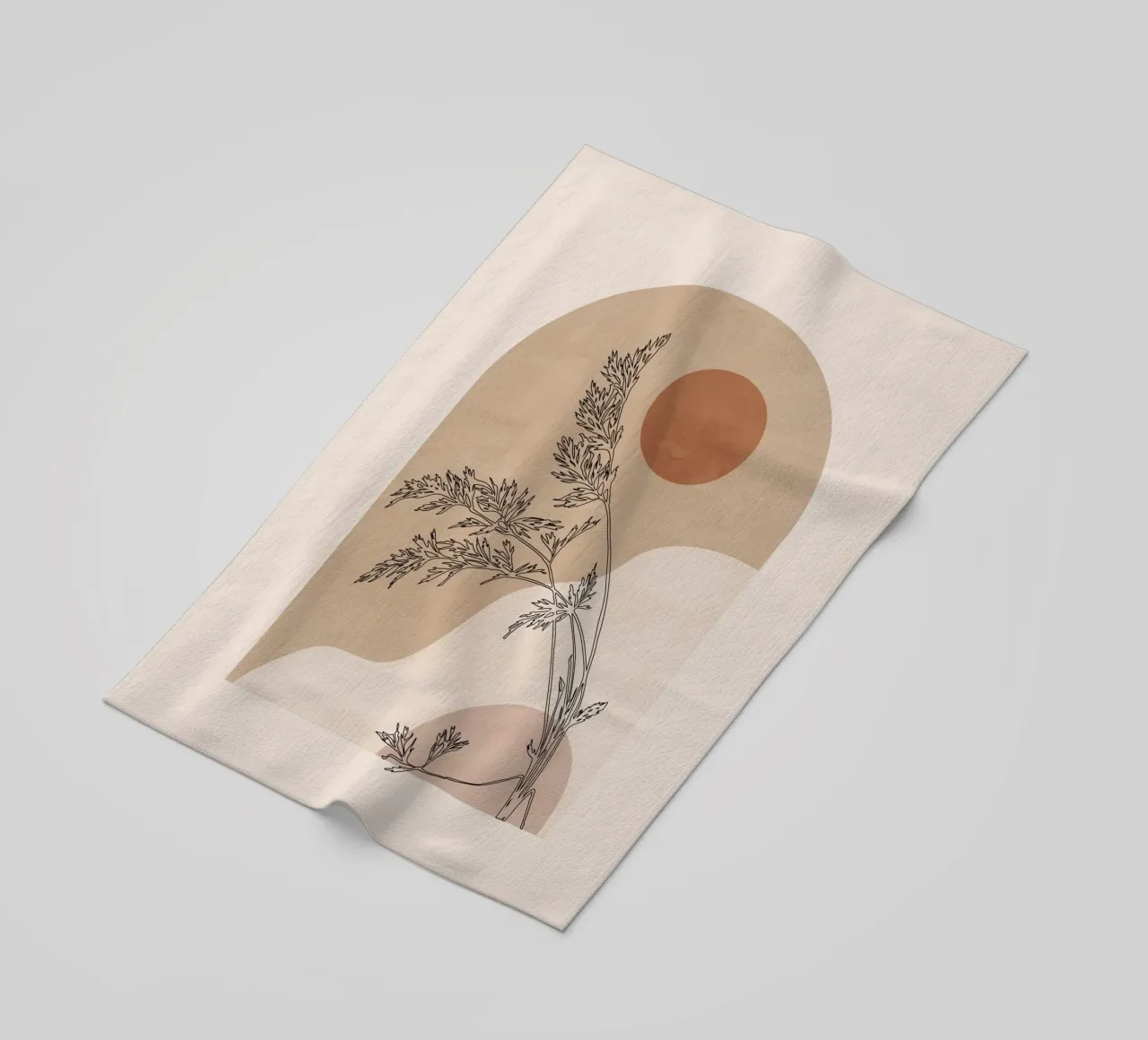 Arco botanico telo mare da ThingDesign