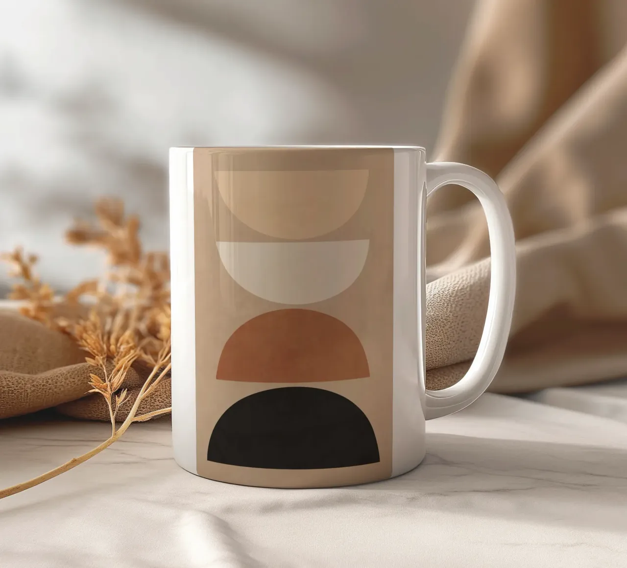 Forme di equilibrio minimo tazza in ceramica da ThingDesign