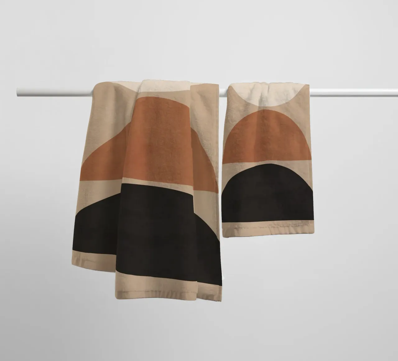 Minimal Balance Forms towel by ThingDesign