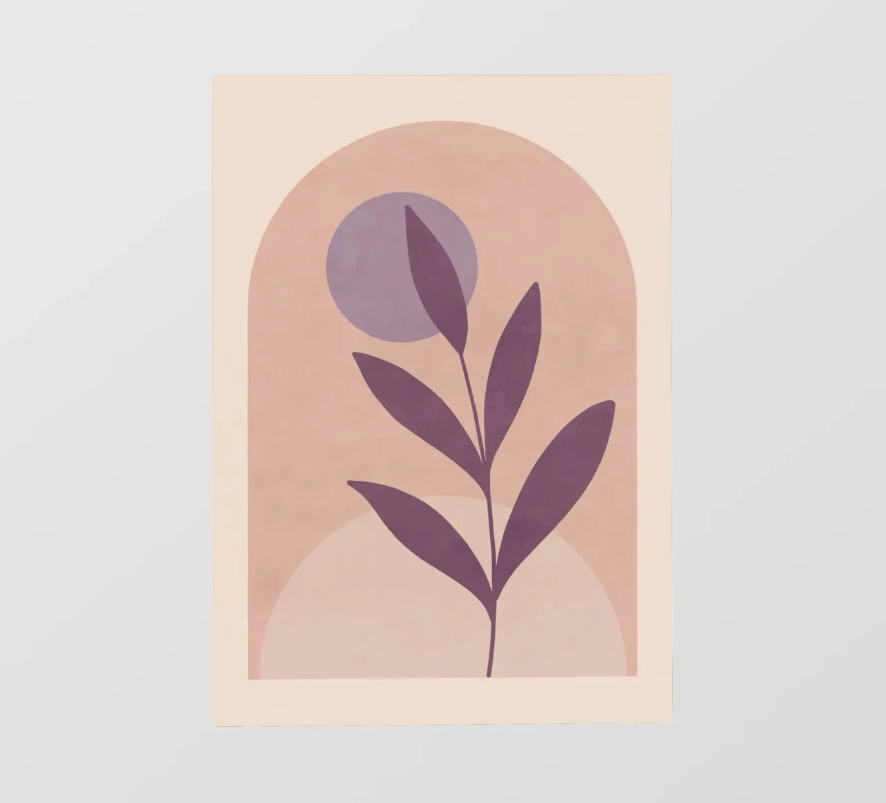 Viooltjesblad fotobehang van ThingDesign